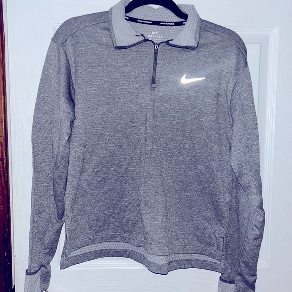 Nike Women’s Dri-FIT Gray Running Jacket Medium - Picture 1 of 4